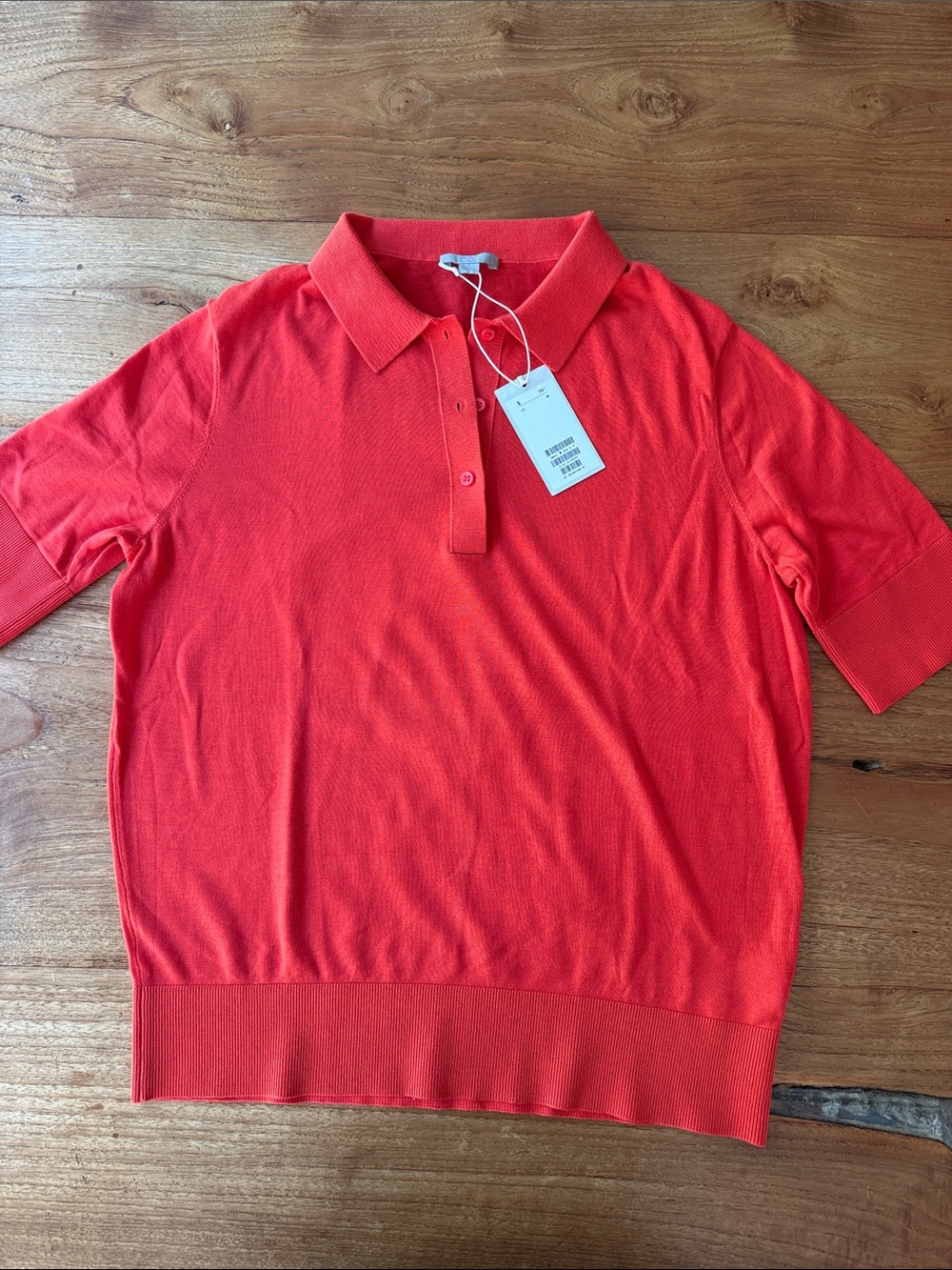 NWT COS Short-Sleeve Polo Sweater